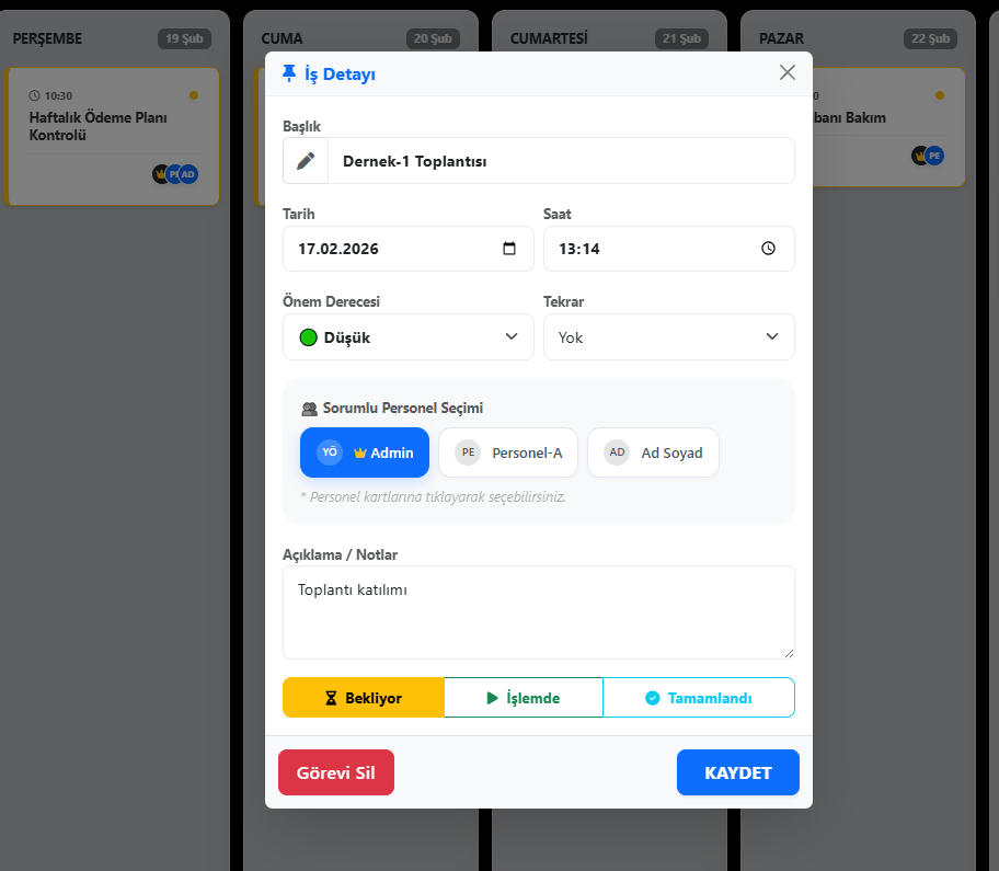 Kanban Kart Yönetimi