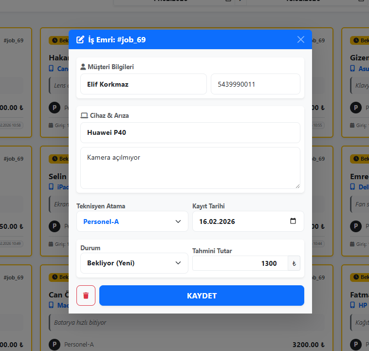 Saha Ekibi Yönetimi